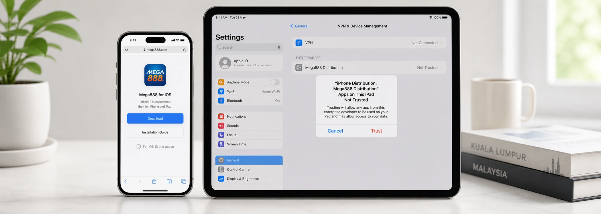 Mega888 iOS download guide for iPhone and iPad